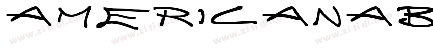americanaB T Roman字体转换